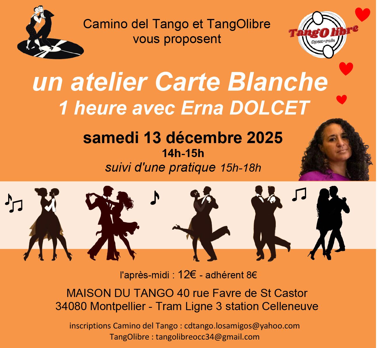 Atelier Carte blanche avec Erna DOLCET