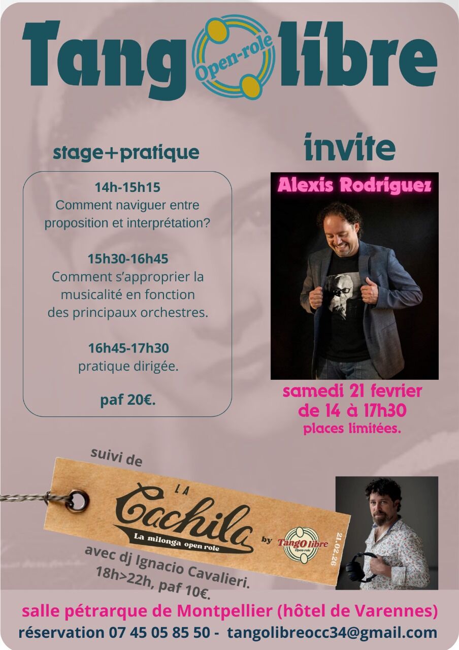 Stage de tango avec Alexis Rodriguez