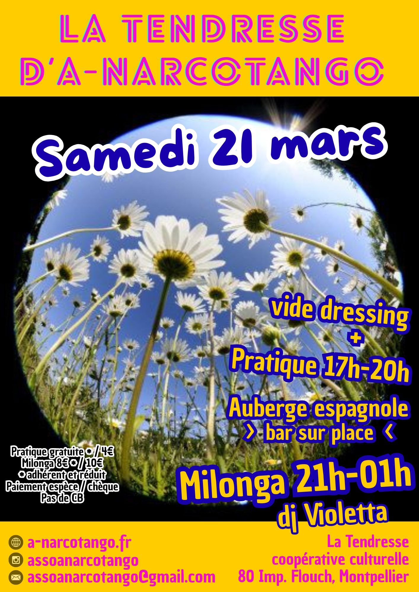 La Tendresse d’A-Narcotango – Pratique/Vide dressing -> Milonga