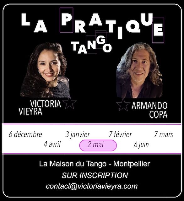 « La pratique Tango » maestro inivtado ARMANDO COPA – CELLENEUVE