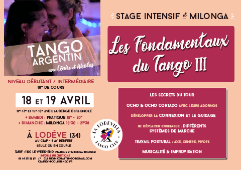 Les Fondamentaux du tango 3