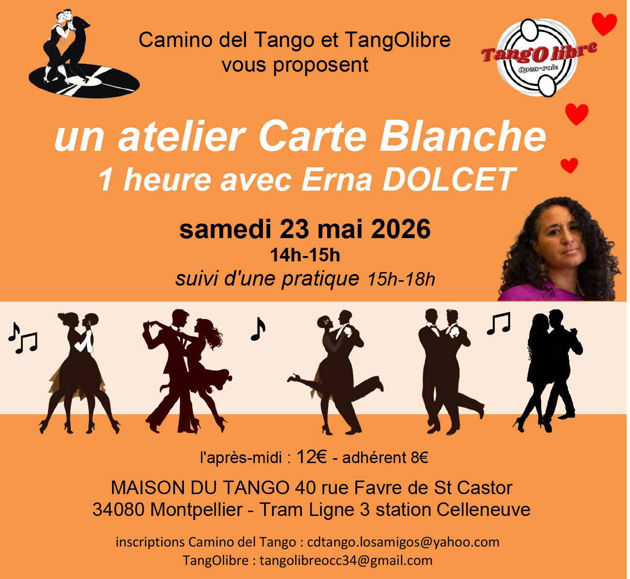 atelier Carte blanche 1h avec Erna Dolcet