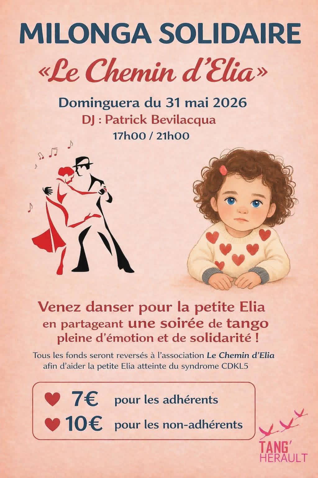 La Dominguera – Milonga solidaire « le Chemin d&rsquo;Elia » , Celleneuve