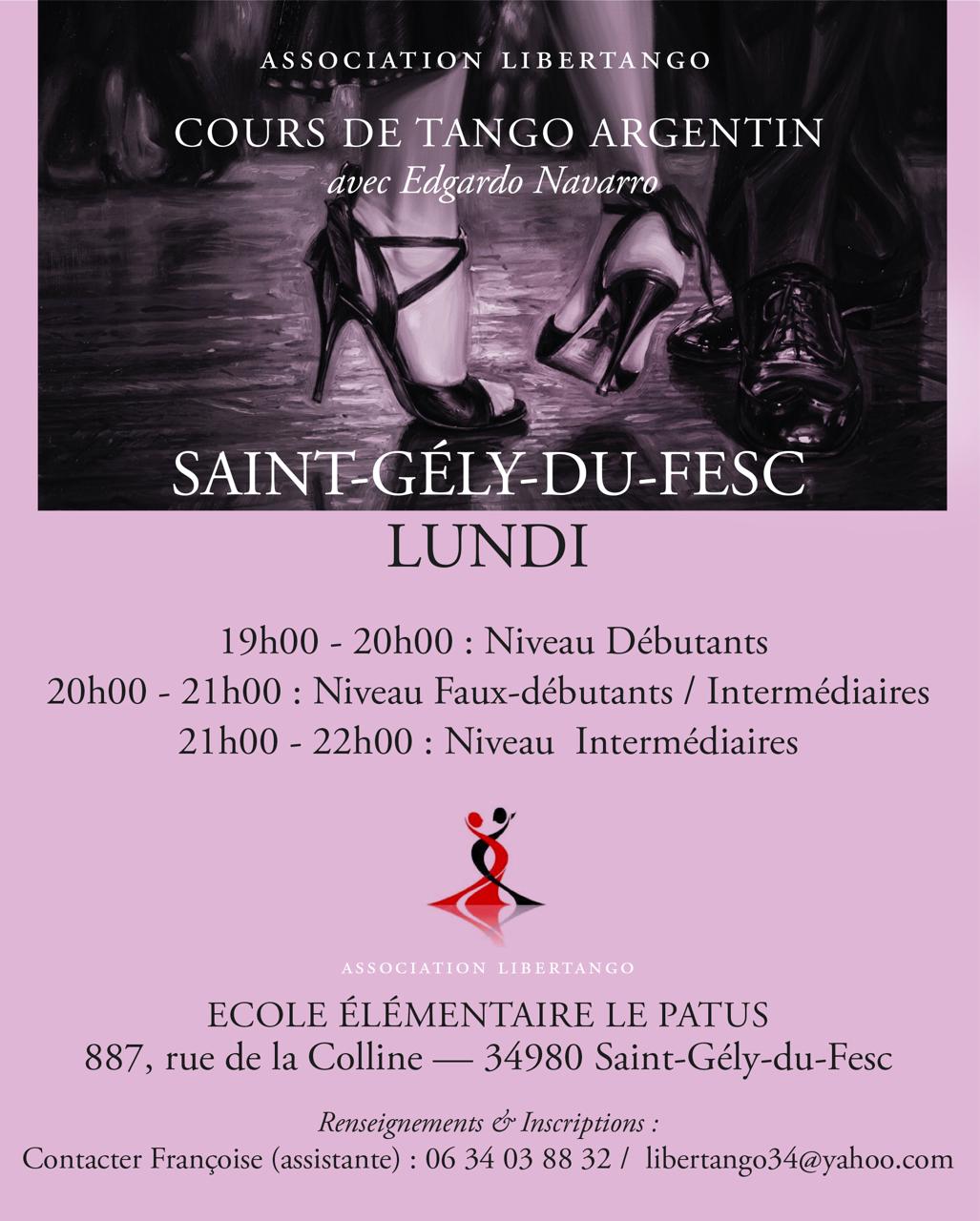 Cours de tango à Saint-Gély-du-Fesc –  Association LIBERTANGO